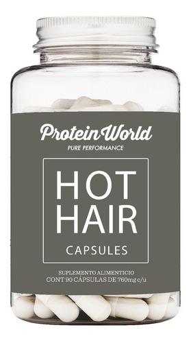 Cápsulas Hot Hair Protein World 90 Caps