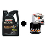 Aceite Sintetico Castrol Edge 10w30 4.73 Lts + Filtro K&n Ps