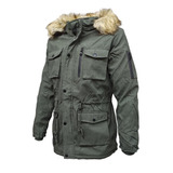 Campera Hombre Parka Piel Importada Premium ....!!!