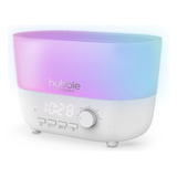 Hubble Mist - Humidificador Difusor Aroma Altavoz Luz Reloj Color Blanco