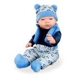 Boneco Bebê Baby Gênesis Perfumado Vinil 41cm 4908 - Omg