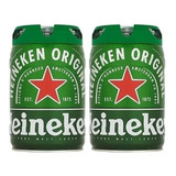2 Unidades Barril Chopp Cerveja Heineken Litros 5 Original