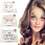 Gemas Autoadhesiva Grande X1 Rostro Cara Decoración Facial C