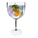 Taça Gin Transparente Acrílico C/ 6uni 580ml