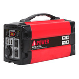 Batería Portátil De Litio 300w, Color Rojo, A-ipower Pps300l