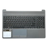 Teclado Hp Pavilion Tapa Mouse Gris Oscuro 15-gw000 15-gw