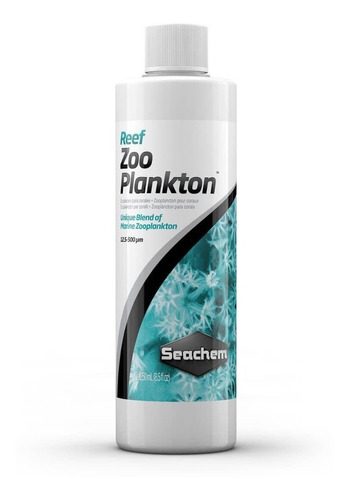 Reef Zooplankton 250ml Seachem Alimento Para Corais  