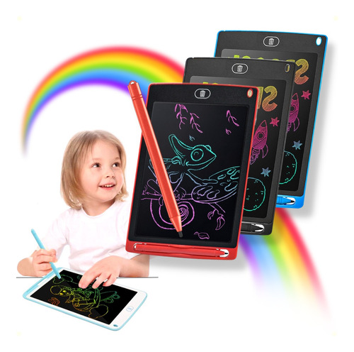 Kit 10 Lousa Mágica Infantil Atacado Escrita Colorida Quadro