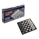 Ajedrez Magnético Juego De Mesa Portable Chess 33cm X 33cm