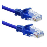 Cable De Red Internet 15 Metros Cat5e Utp Azul 4pares