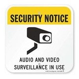 Aviso De Seguridad - Vigilancia De Audio Y Video