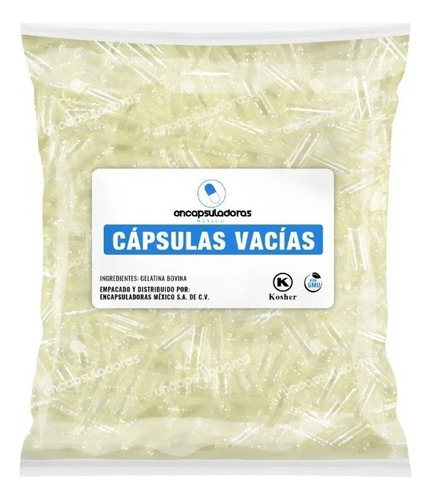 Capsulas Vacias #1 Millar, Transparente Color Natural