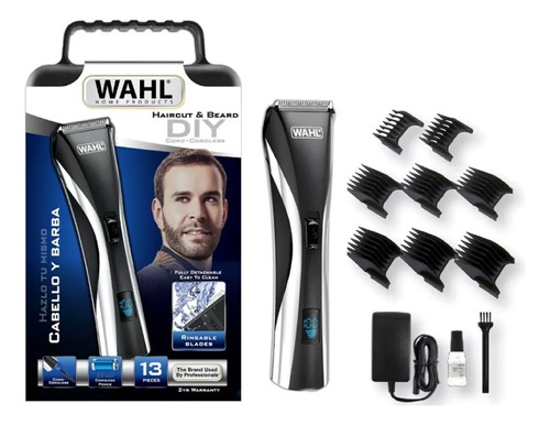 Maquina Peluquera Cabello Y Barba Wahls Con Pantalla Lcd 13 