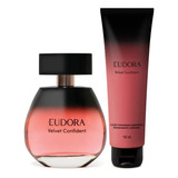 Kit Eudora Velvet Confident - Colônia E Loção Hidratante Corporal