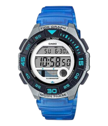 Reloj Mujer Casio Deportivo Azul Lws-1100h-2av