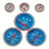 Kit 3 Relojes Agua Aceite Voltimetr Orlan Rober Racing 52mm 