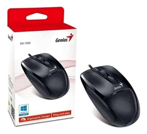 Mouse Optico Usb Genius Ergonomico Pc Notebook