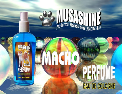 Perfume Para Mascotas (macho-hembra-cachorro) 250 Ml.
