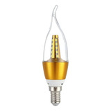 Ampolleta Led E14 Tipo Vela Flama 5w Luz Calida Color De La Luz Blanco Cálido