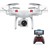 Cámara Profesional 4k Drone 101 White + 2 Baterías