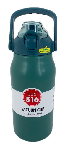 Botella Térmica Botellón Termo Deportivo Metálico 1,5 Litro