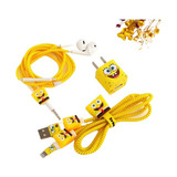 Kit Protector Para Cables Bob Esponja - Cargadores - Audio