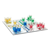 Ludo Juegos De Mesa Familiar Ludo De Vidrio Shot Juego Mesa