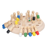 Memory Match Stick Chess Intelligence Development  De Madera