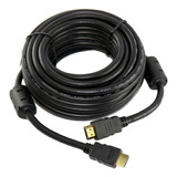 Cable Hd A Hd 5mt V1.4 Oro 3d 4k 1080p Filtros Reforzad Htec
