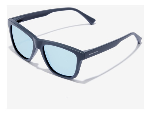 Gafas De Sol Hawkers One Ls Raw Para Hombre Y Mujer Lente Azul Varilla Azul Armazón Azul Diseño Mirror