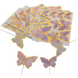 60 Piezas Exquisitas Mariposas Creativas For Pasteles