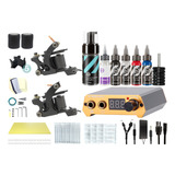 Kit De Maquina Para Tatuar Profesional Completo Alta Calidad