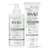 Kit Remoção De Cravo Loção Emoliente Com Trieta + Esfoliante