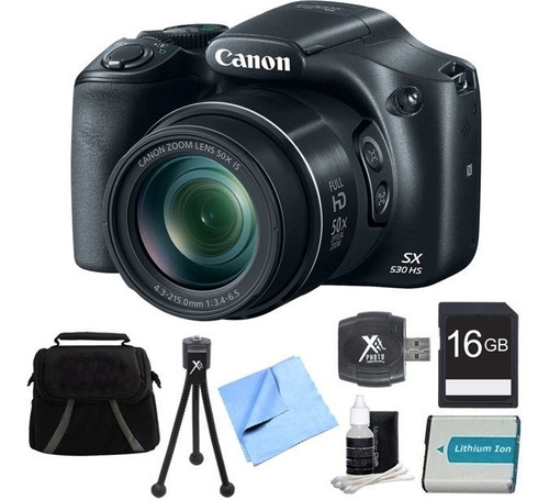 Canon Powershot Sx 530 Hs Cámara Digital + Accesorios