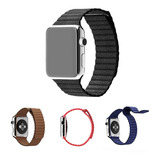 Correa Cuero Magnética 5 Colores Para Reloj Apple Watch