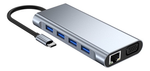 Tipo C Adaptador Usb C A Hdmi Vga, Ethernet Para Macbook Air