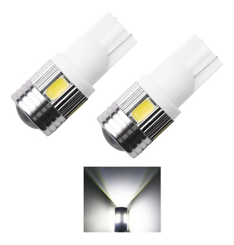 X2 Ampolletas Luces Led T10 W5w Cola De Pescado Auto Karvas