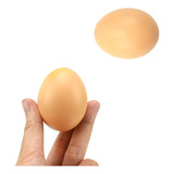 Pack 5 Huevos Plásticos Falsos De Gallina Juguete - 5,5 Cm