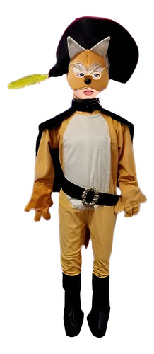 Disfraz Inspirado Gato Con Botas Shrek Niños Halloween Accesorio Dia De Muertos Personaje Terror Fiesta Noviembre