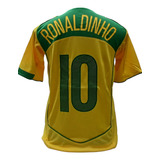 Camiseta Ronaldinho Brasil 2006 Retro Envio Inmediato 