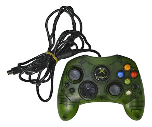 Control Original Xbox Halo Edition Verde Transparente 