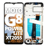 Modulo Display Para Moto G8 Power Lite Xt2055 Oled Con Marco