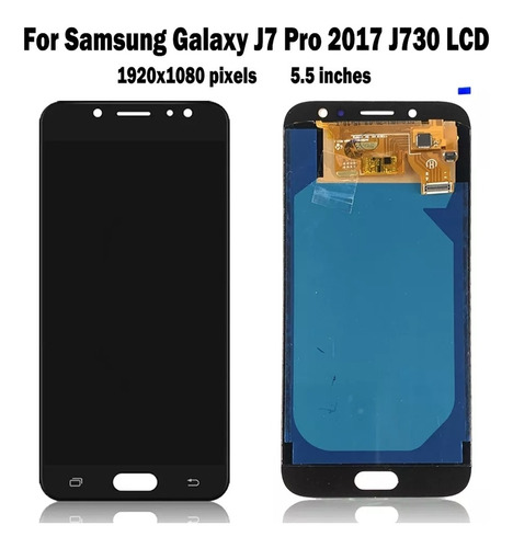 Pantalla Para Samsung J7 Pro/j7 2017 Tft2 Touch Dorado