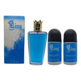 Perfume Para Caballero Set Con Desodorante King Original 