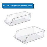 Kit Com 2 Organizadores P E G Multiuso Latas Sem Tampa