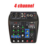 Mezclador De Sonido 4 Canales Bluetooth Usb Mixer Mp3 Digita