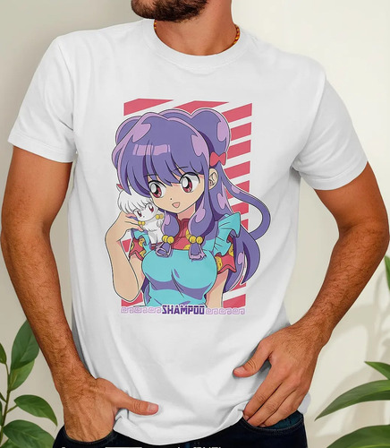 Playera Shampoo Anime Ranma ½ Para Hombre #6