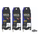 3 Cabos Guitarra Santo Angelo Ninja P10/ P10l  - 25ft /7,62m