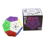 Cubo Rubik Yj Yuhu V2 Megaminx Magnético 3x3  Color De La Estructura Sin Etiquetas