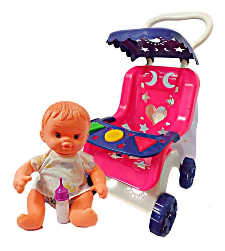 Paseador Juguete + Muñeca Niñas Coche Económico Regalo